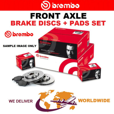 BREMBO Front Axle BRAKE DISCS + PADS SET for HYUNDAI GETZ 1.5 CRDi GLS 2004-2005