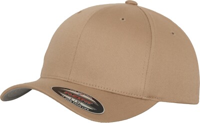 YUPOONG Inc. Cap Flexfit Wooly Combed Cap in khaki