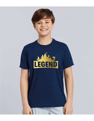 fortnight kids Gold Print t shirt Hoody 