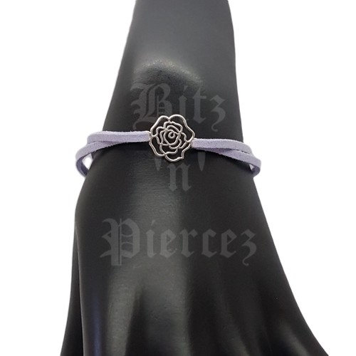 HANDMADE Rose Connector Charm Faux Suede Anklet/Bracelet *UK SELLER* - Picture 84 of 116