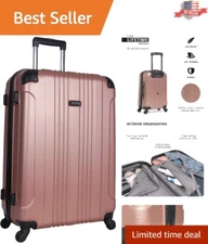 Dependable Reliable Durable Lightweight Hardshell Spinner Luggage, Rose Gold