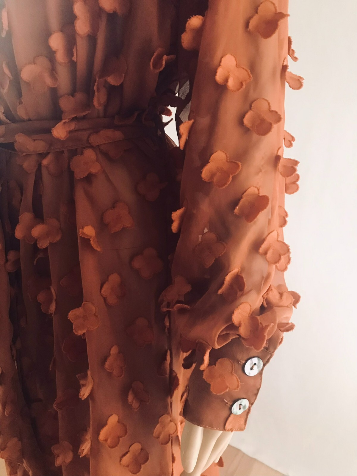 Bitte Kai Rand Women's Transparent Button Down Lo… - image 14