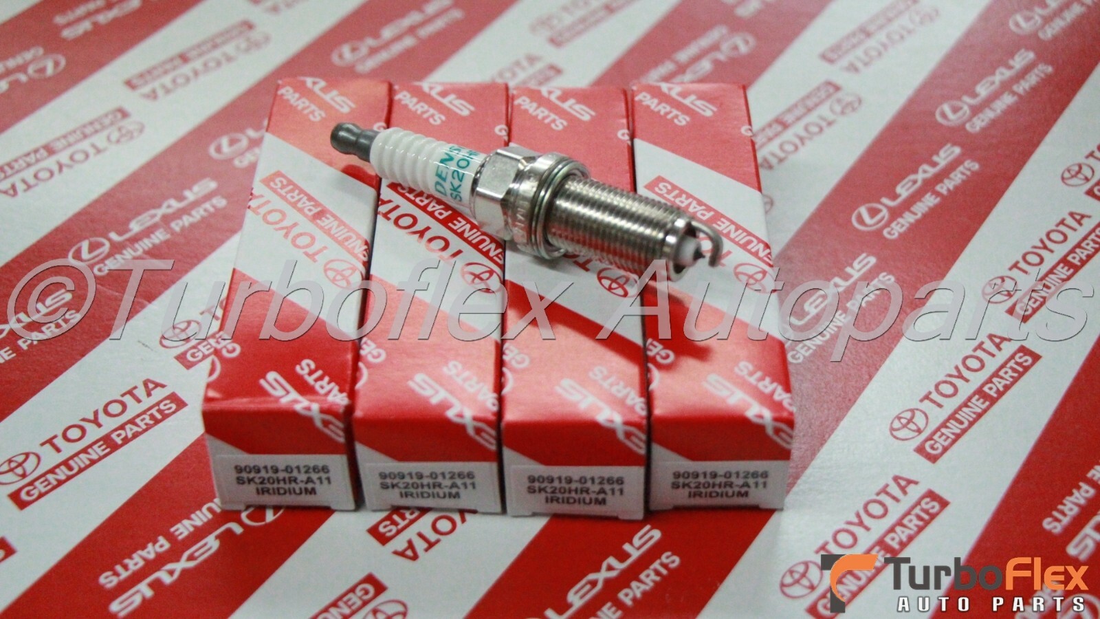 Toyota 20142015 4Cyl 2.7L Spark Plug Set of 4 Genuine 90919