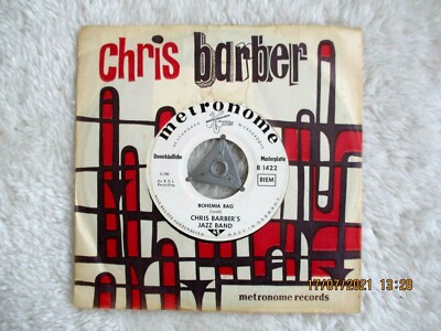 Chris Barber`s Jazz Band Bohemia Rag/Swanee River German Promopress 1960 sehr gu