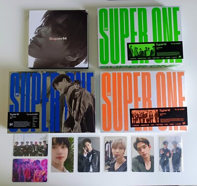 SuperM SUPER ONE Sammlung + 7 Fotokarten