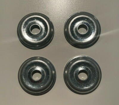 h❤︎ IKEA BEVELED METAL WASHER 4x KEY HOLE BESTA MOUNTING SHELF 126916