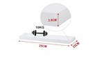 Hidden Storage Floating Shelf in White Or Black- 25cm X 23cmX 3.8 And More Sizes