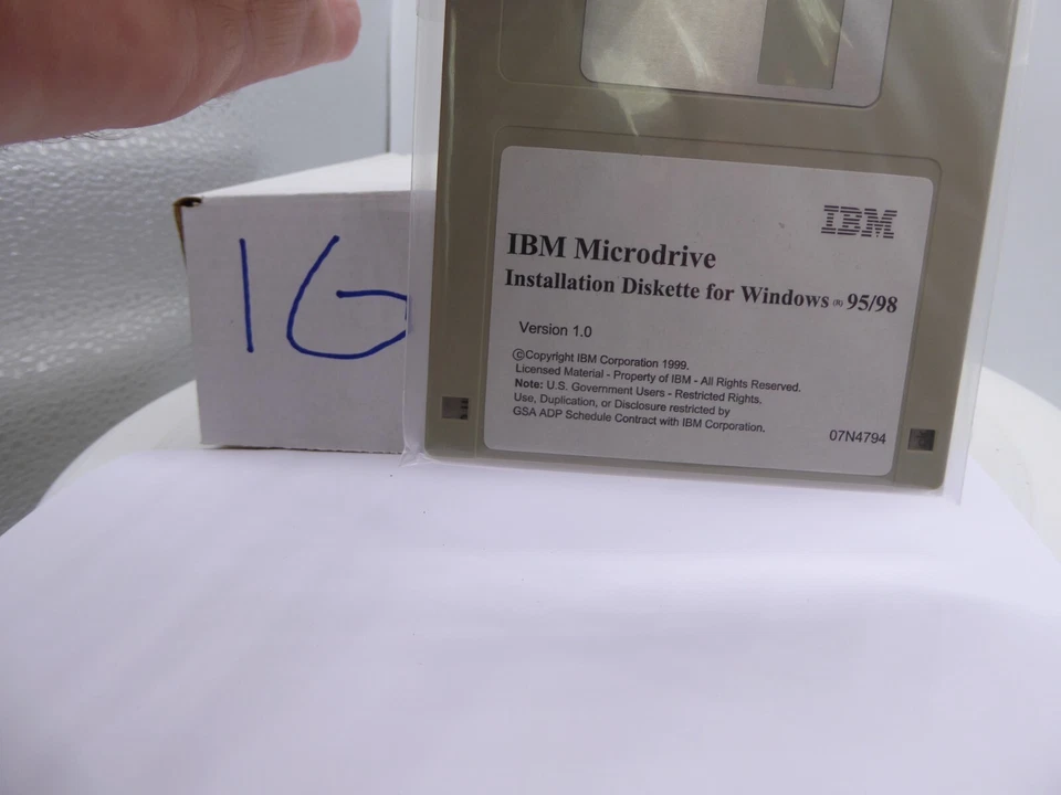 IBM 340/170MB Microdrive CF Memory Card Install Floppy Disk Windows 95/98 Ver 1 - Image 2 of 2