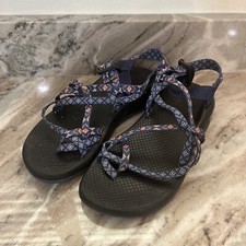 Chaco J106108 ZX2 Classic Wink Navy Blue Toe Loop Strap Sandal Womens Size US 9