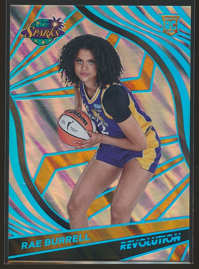 Rae Burrell 2022 Panini Revolution WNBA Lava #96 Rookie RC 9/10