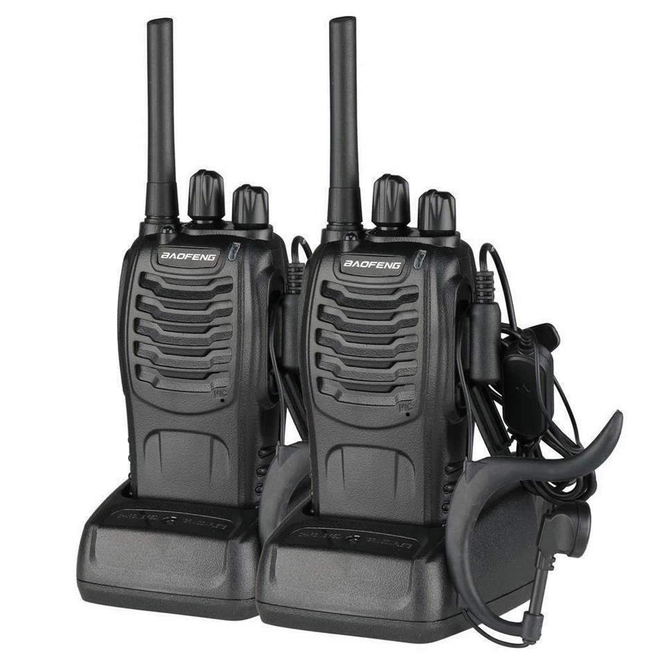 2-10X Baofeng Walkie Talkie BF-888S Sprechfunkgeräte Handfunkgerät 16Kanäle 5KM - Bild 4 von 4