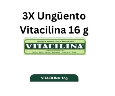 3X Ungüento Vitacilina 16 g