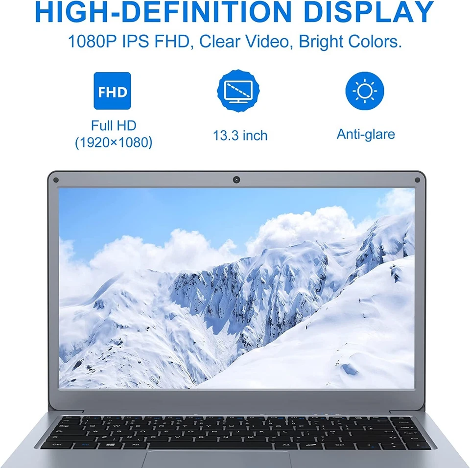 Jumper Ezbook X3 Laptop - Windows 10, 13.3" Full HD Screen 6GB RAM, 64gb eMMC - Image 2 of 4
