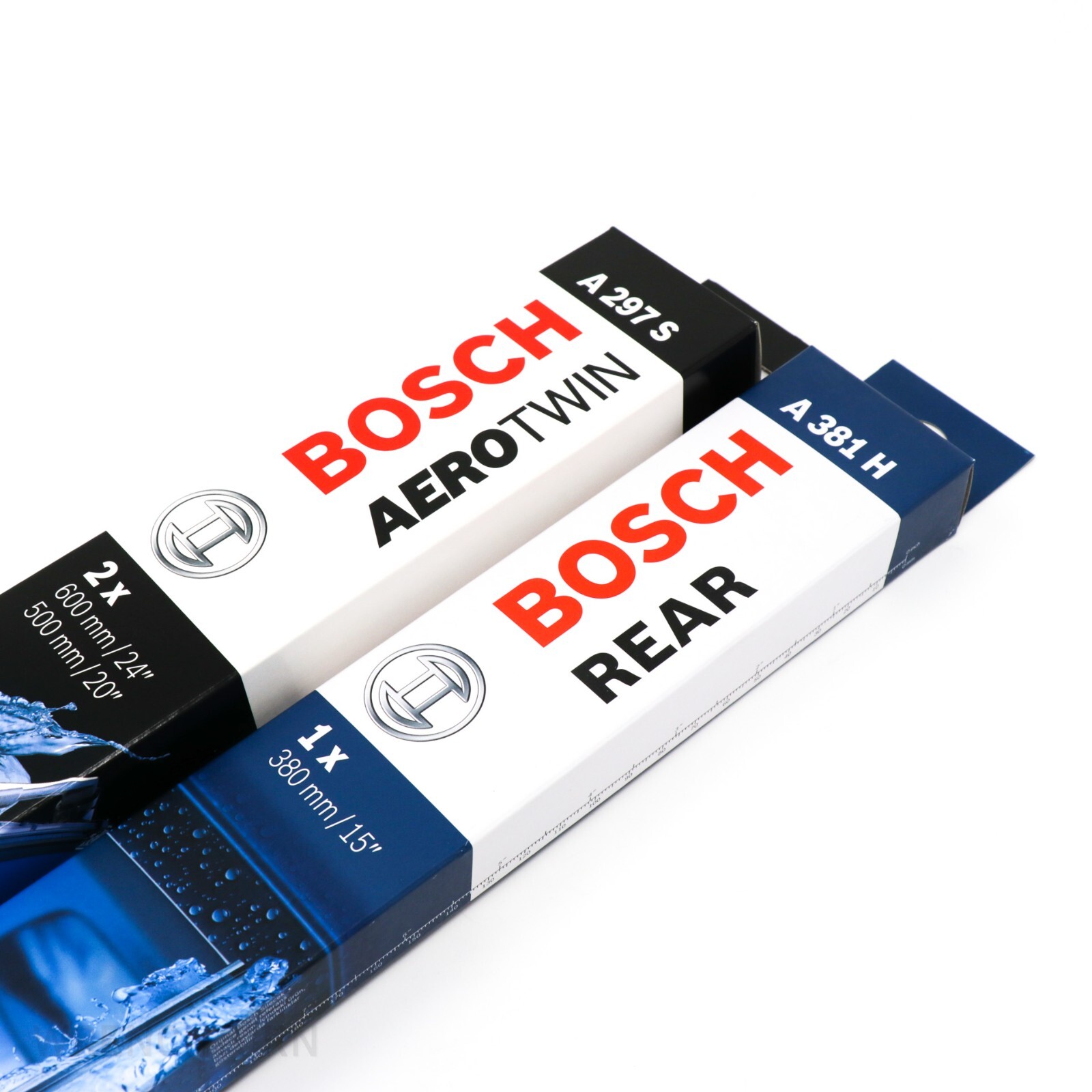 BOSCH Front and Rear Wiper Blade Set fits Porsche Macan 20152022