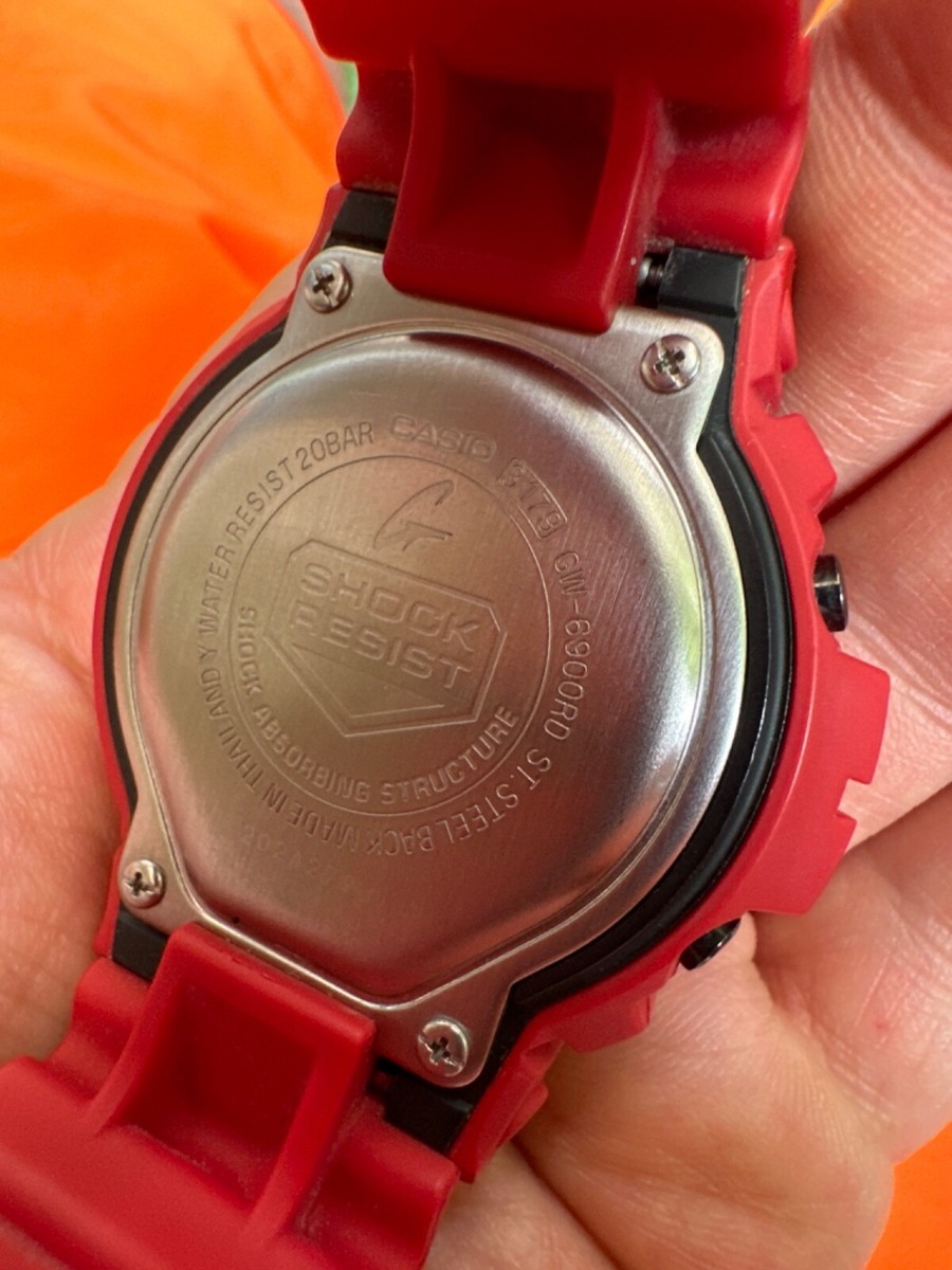 Casio G-Shock Burning Red Entire line up Gw-6900Rd-4Jf + Gw Casio G-Shock Burning Red Entire line up Gw-6900Rd-4Jf + Gw