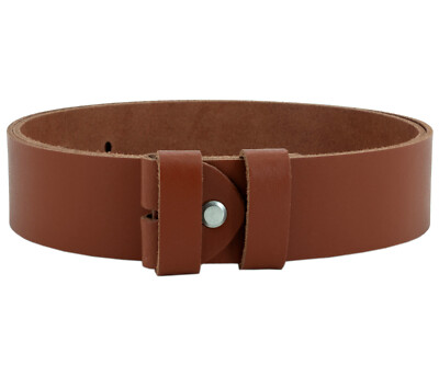Echt Ledergürtel 3 cm ohne Schnalle Wechselgürtel Leder Cognac Wechsel Gürtel