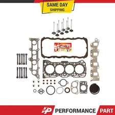 Head Gasket Set Intake Exhaust Valves for 89-95 Geo Tracker Suzuki 1.6L G16KC