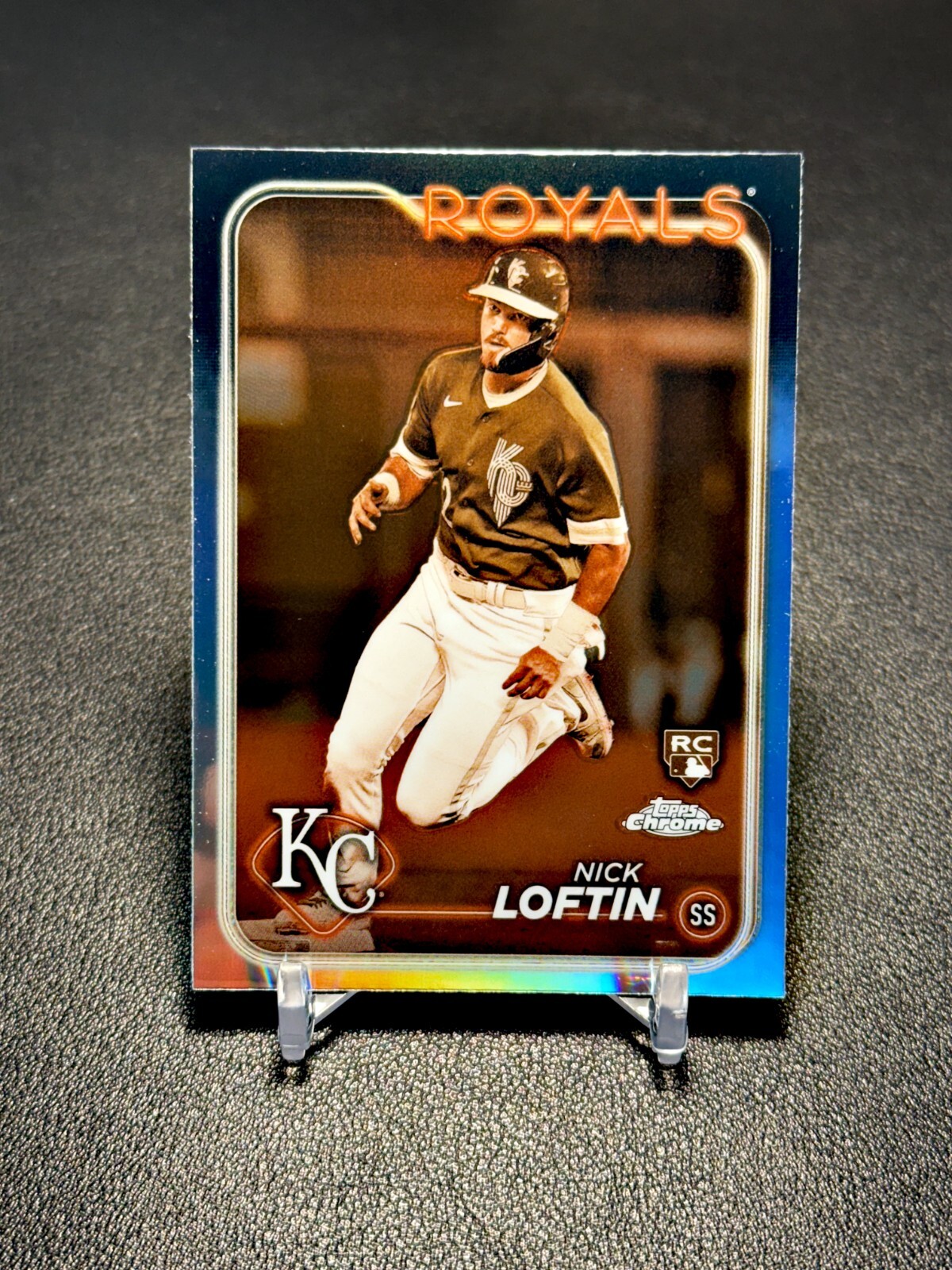 2024 Topps Chrome - #183 Nick Loftin (RC) Sepia Refractor Rookie Card