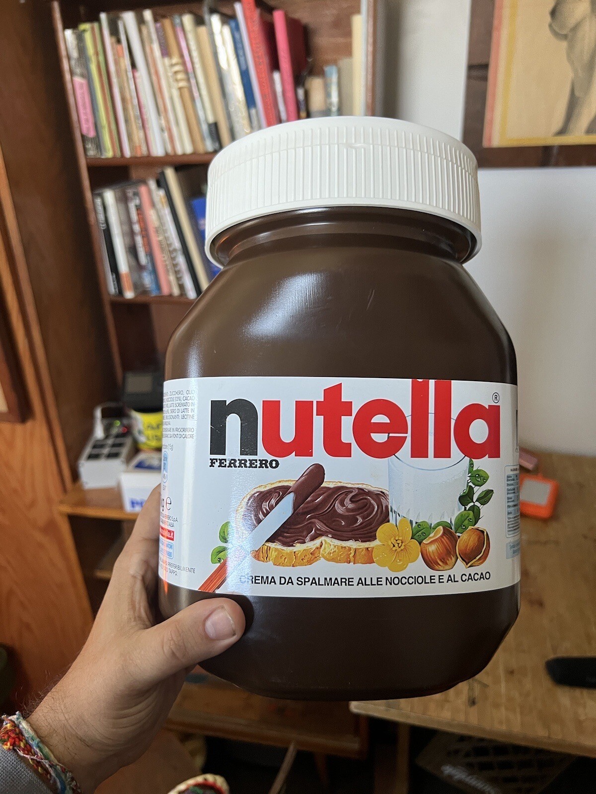 NUTELLA FERRERO 5 KG. Giant Empty Jar Deli Display RARE Italy Great  Condition! - Helia Beer Co