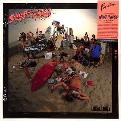 Surf Punks / LOCALS ONLY (REMASTERED - BEACH GUNK - LP+POSTER) (TRANSPARENT SLI