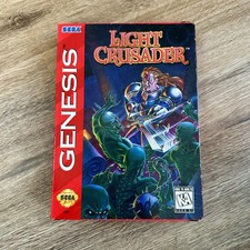 Sega Genesis Light Crusader Complete With Manual And Inserts