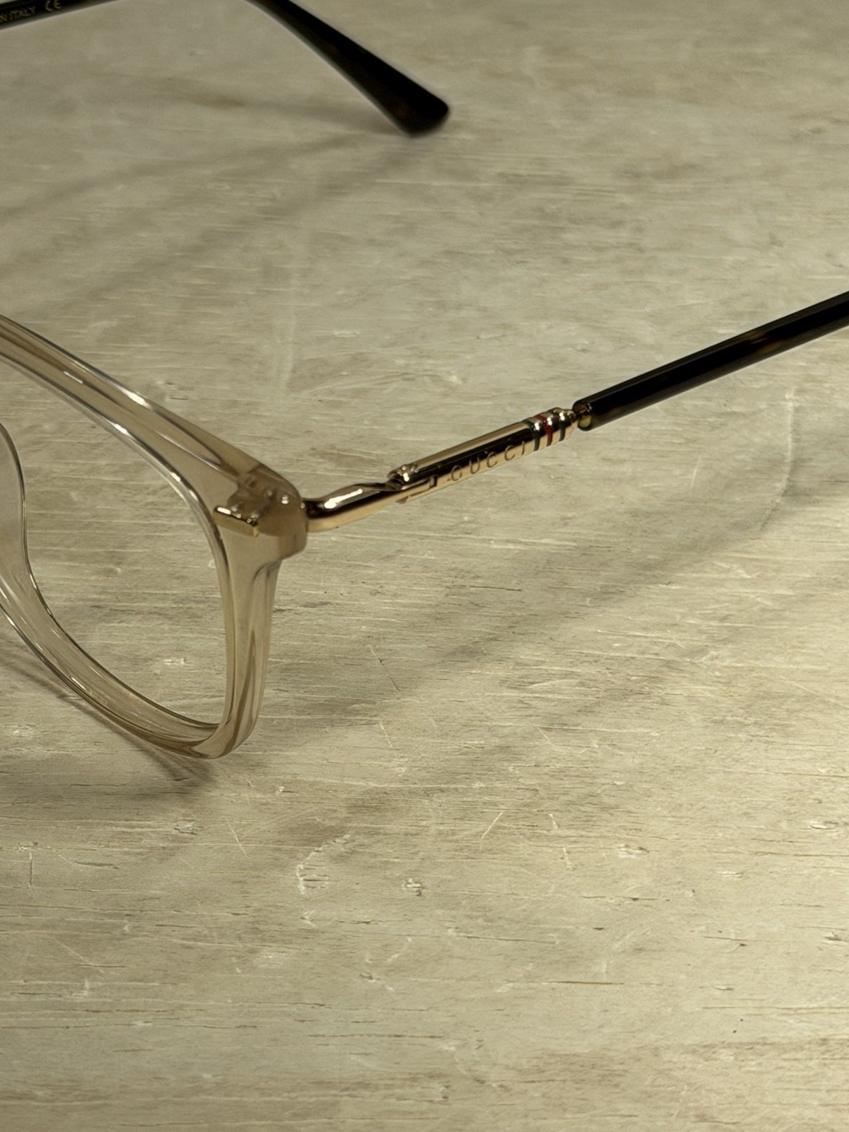 GUCCI eyeglasses CLEAR BROWN KEYHOLE ROUND glasses GG0390O 004 frames 52 21 140 thumbnail 19