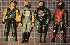 Lot of 8 G I. Joe Action Figures '86,'87 & '91 Hasbro