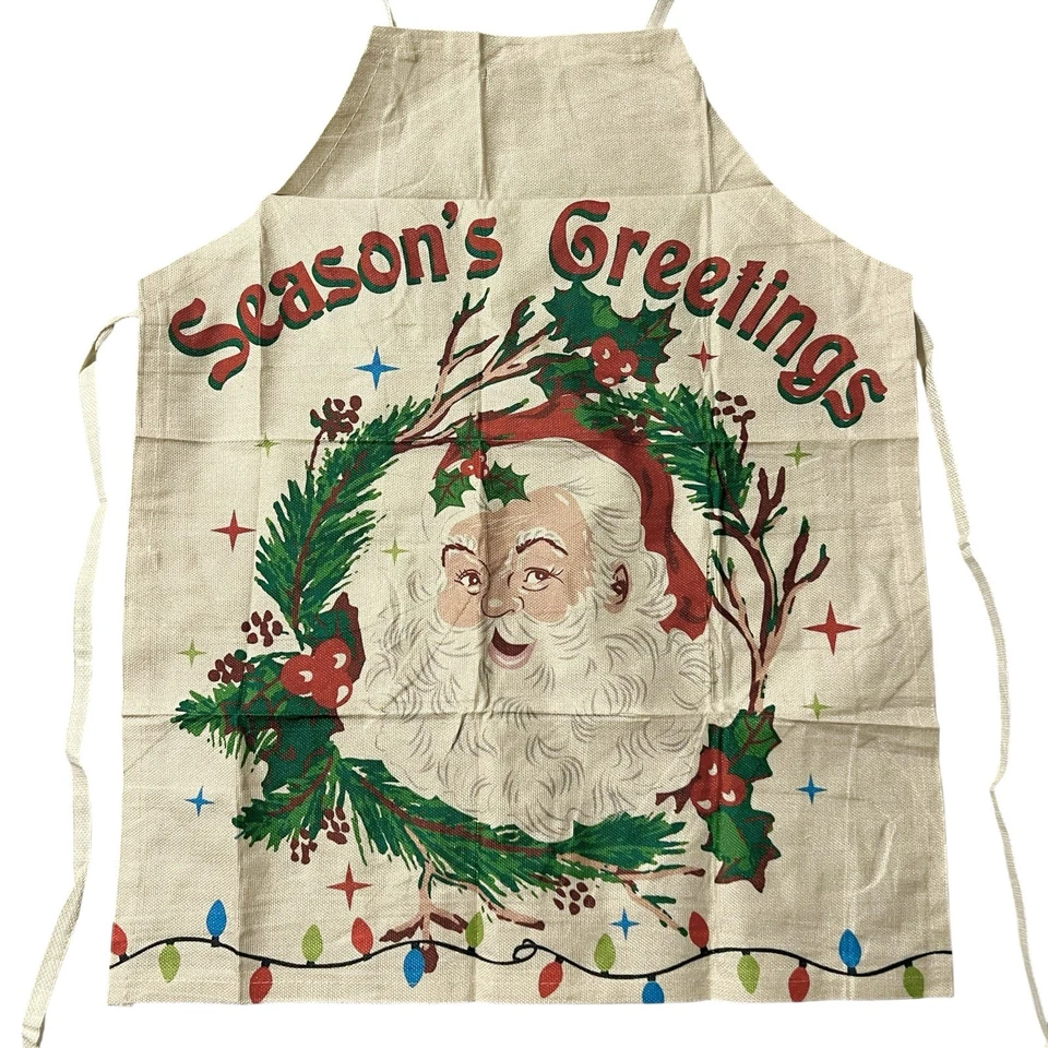 Delantales de Navidad Paquete de 4 Cocina Papá Noel Invierno Árboles de Navidad Muñeco de Nieve Camión Rojo NUEVO Foto 4 de 4