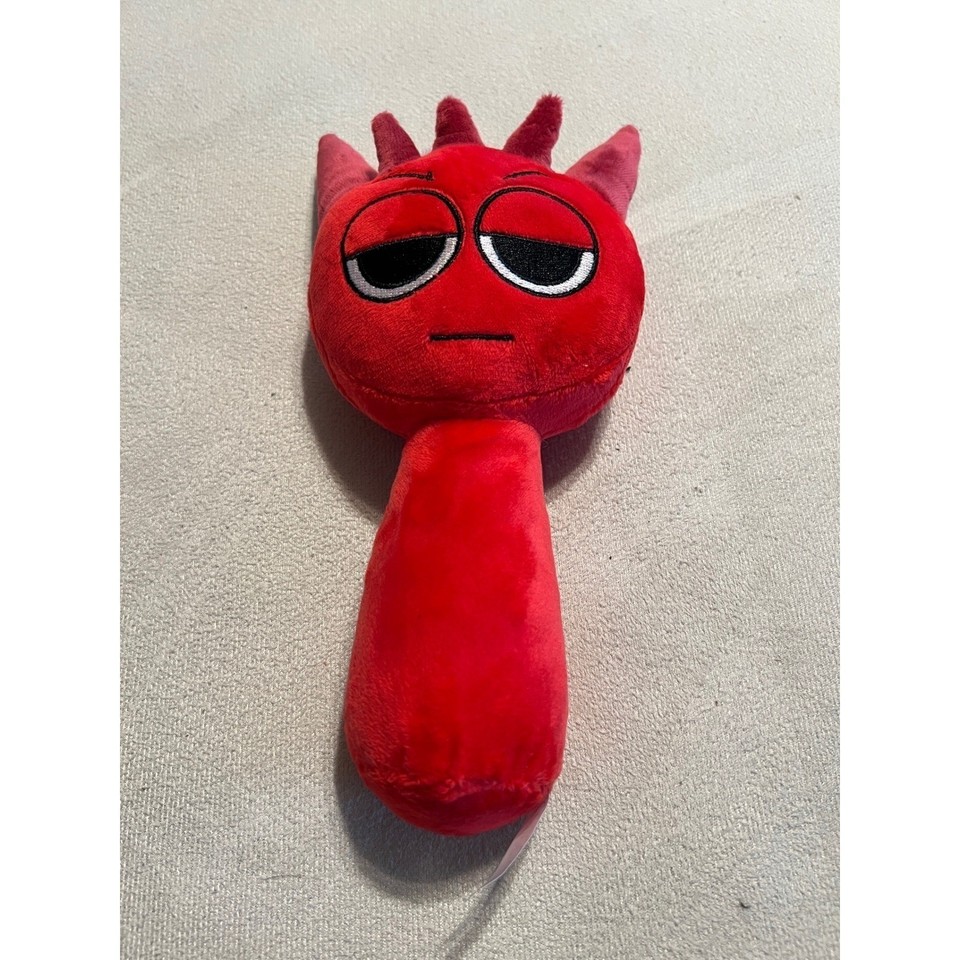 Sprunki Raddy Plush Red Character Toy Collectible Game Mod Stuffed ...