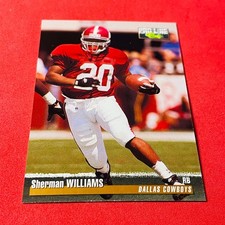 Sherman Williams .. ROOKIE .. Alabama / Dallas Cowboy .. 1995 Pro Line Card 140. rookie card picture