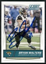 Bryan Walters Signed 2016 Score IP Auto #154