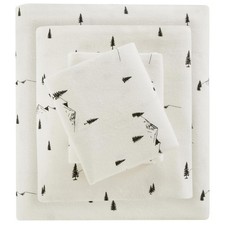 Woolrich Sheet Warm Breathable Cotton Flannel Bed Sheets, All Elastic Pocket S