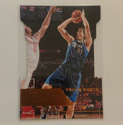 2015-16 Dirk Nowitzki Mavericks #151 Bonus Shots Orange 41/149. Jeresy Match 41 