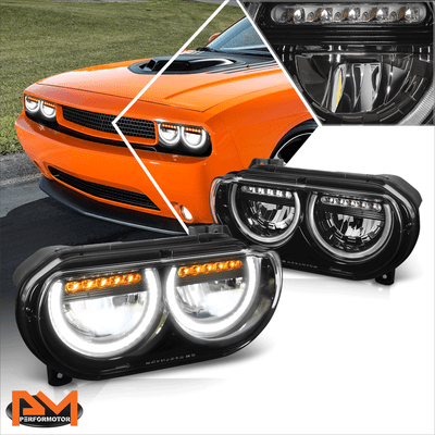 For 08-14 Dodge Challenger LED DRL Sequential Turn Signal