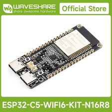 Waveshare ESP32-C5 Dual-Band Wi-Fi 6 Development Board, 240MHz RISC-V Processor