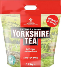 Yorkshire Tea, Total 1040 Tea Bags, (Pack of 3.25 kg) uk