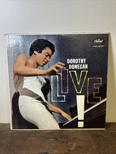 DOROTHY DONEGAN LIVE! 1959 JAZZ LP PROMO FOR RADIO STATION USE CAPITOL T 1155