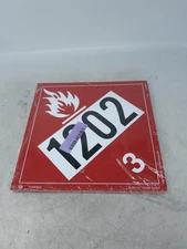 Labelmaster UN1202 Flammable Liquid DOT Placard Hazard Class 3 Lot of 20