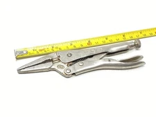 Vintage Petersen Dewitt Vise Grip 6LN Long Needle Nose Locking Pliers USA Made!