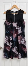 BNWT Dorothy Perkins Showcase Floral Chiffon Dress UK12 Wedding Guest Races