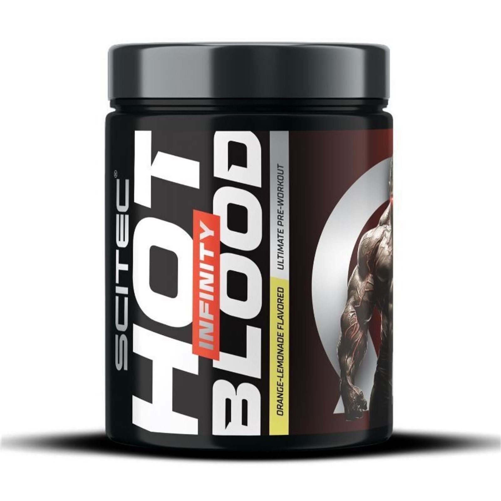 SCITEC NUTRITION HOT BLOOD INFINITY ULTIMATE PRE-WORKOUT 350G ORANGE-LEMONADE