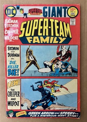 Super-Team Family #2 DC Comics 1976 Fine 6.0 Deadman Batman