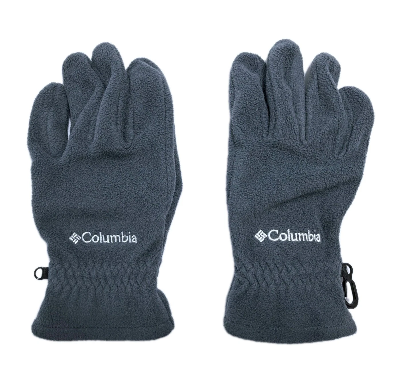 Columbia Men's Medium Thermal Reflective Omni Heat Fleece Winter Gloves Gray