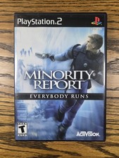 Minority Report (Sony PlayStation 2, 2002) PS2 MANUAL INCLUDED 