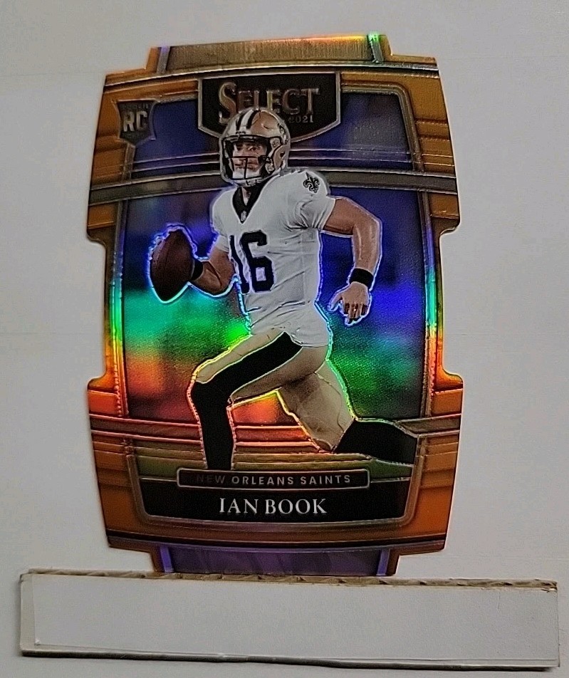 2021 Select Ian Book RC #79 Orange Prizm Rookie #'d 166/249 Die-Cut Saints L1