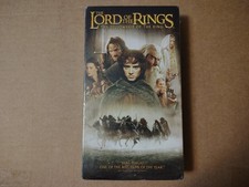Lord of the Rings the Fellowship of the Ring Warner Video 2002 VHS Tape Sealed