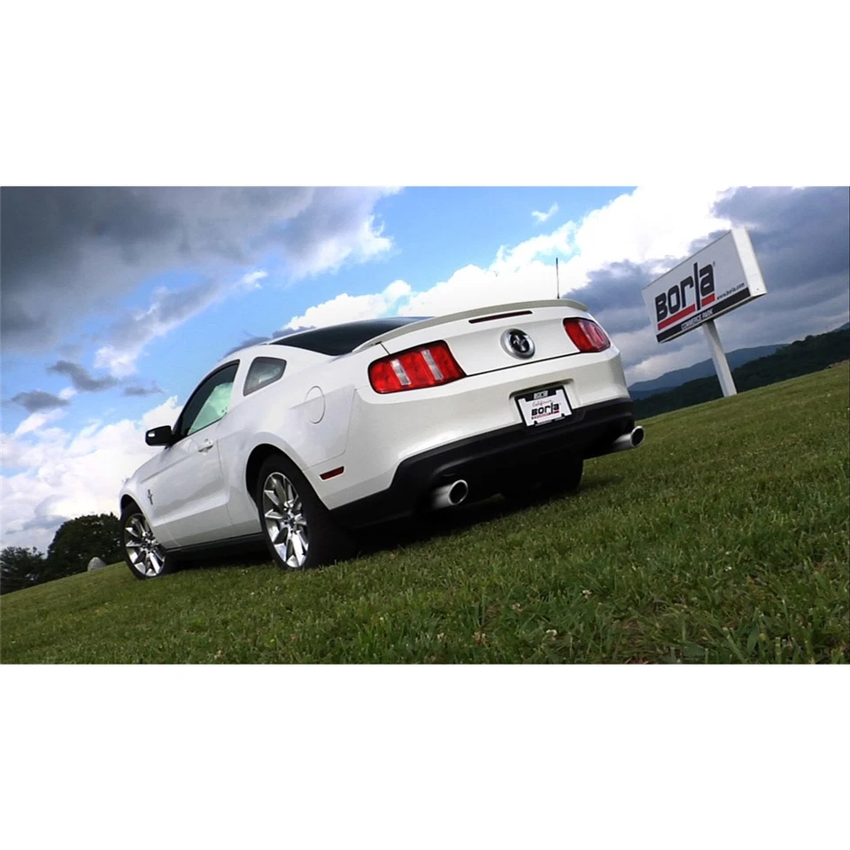 Escape trasero de acero inoxidable tipo S Borla 1408375 para Ford Mustang 2011-2014 3,7 V6 Foto 2 de 4