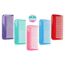 Colorful Fine Tooth Hair Comb Set, Kids Comb, Pocket Combs, 5 Colors in Pack, In