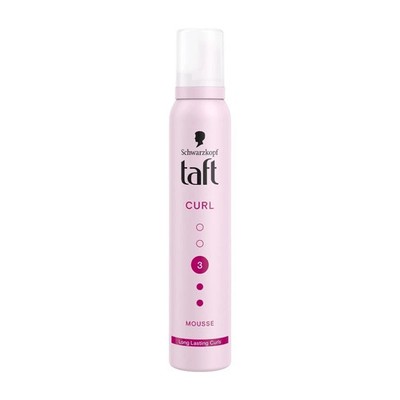 TAFT Curl Hold 3 Hair ,For Long Lasting Curls, No Stickness & Shine 200 ML