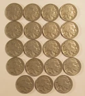 (19) 1938-D Buffalo Nickels